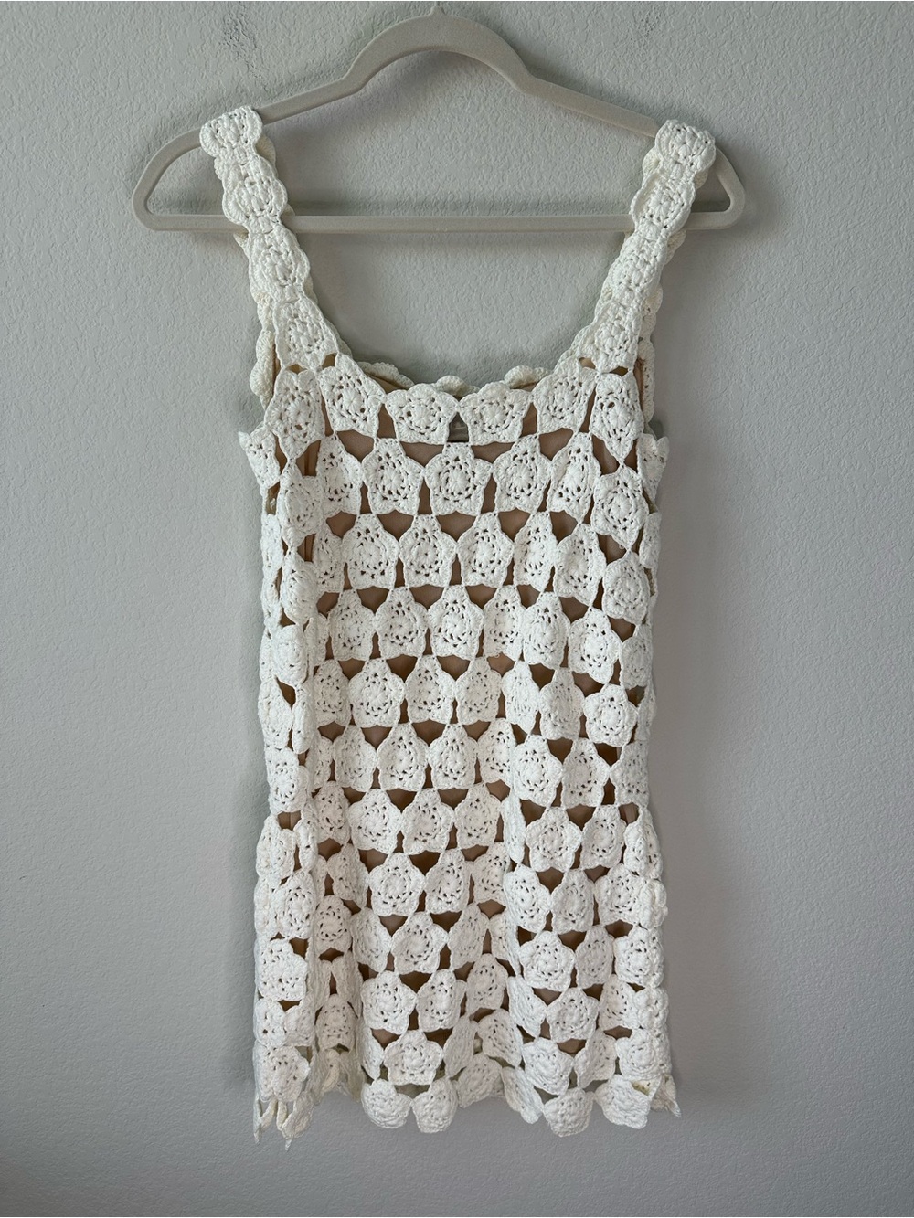 STAUD HOYA MINI DRESS in IVORY SZ XS - Picture 6 of 6